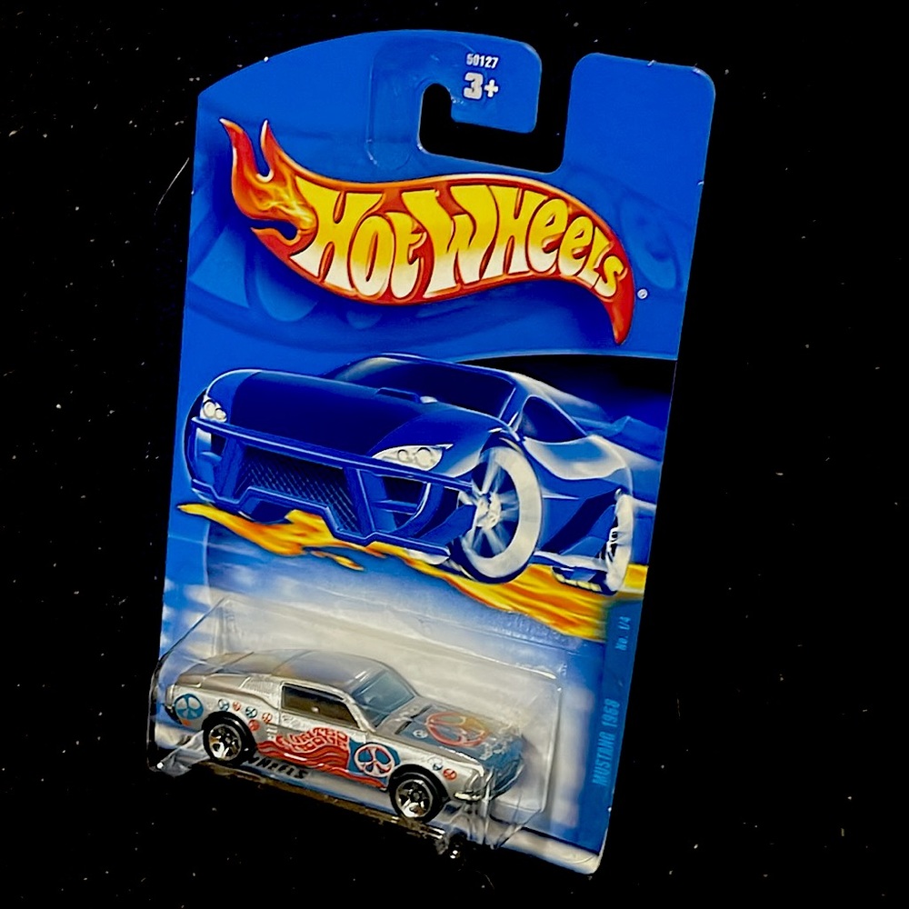 2000 Hot Wheels FORD MUSTANG 1968 Silver Collector #89